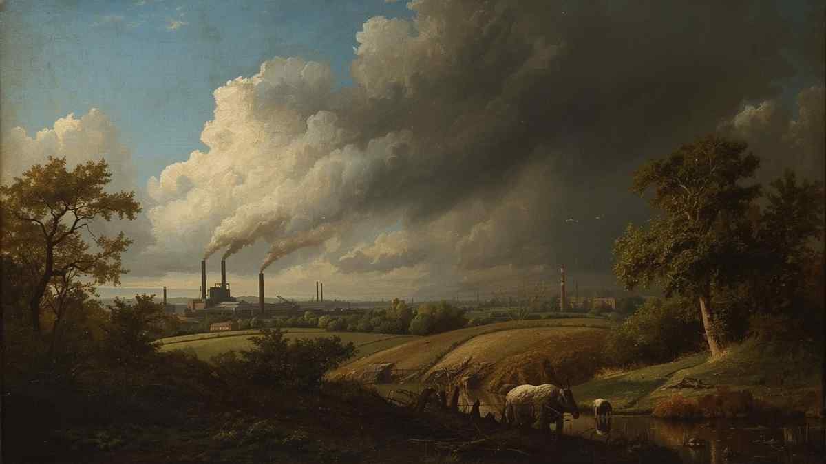 Het industrialisatieproces leidde tot de verspreiding van afval dat het milieu schaadde, en problemen zoals water- en luchtvervuiling ontstonden.