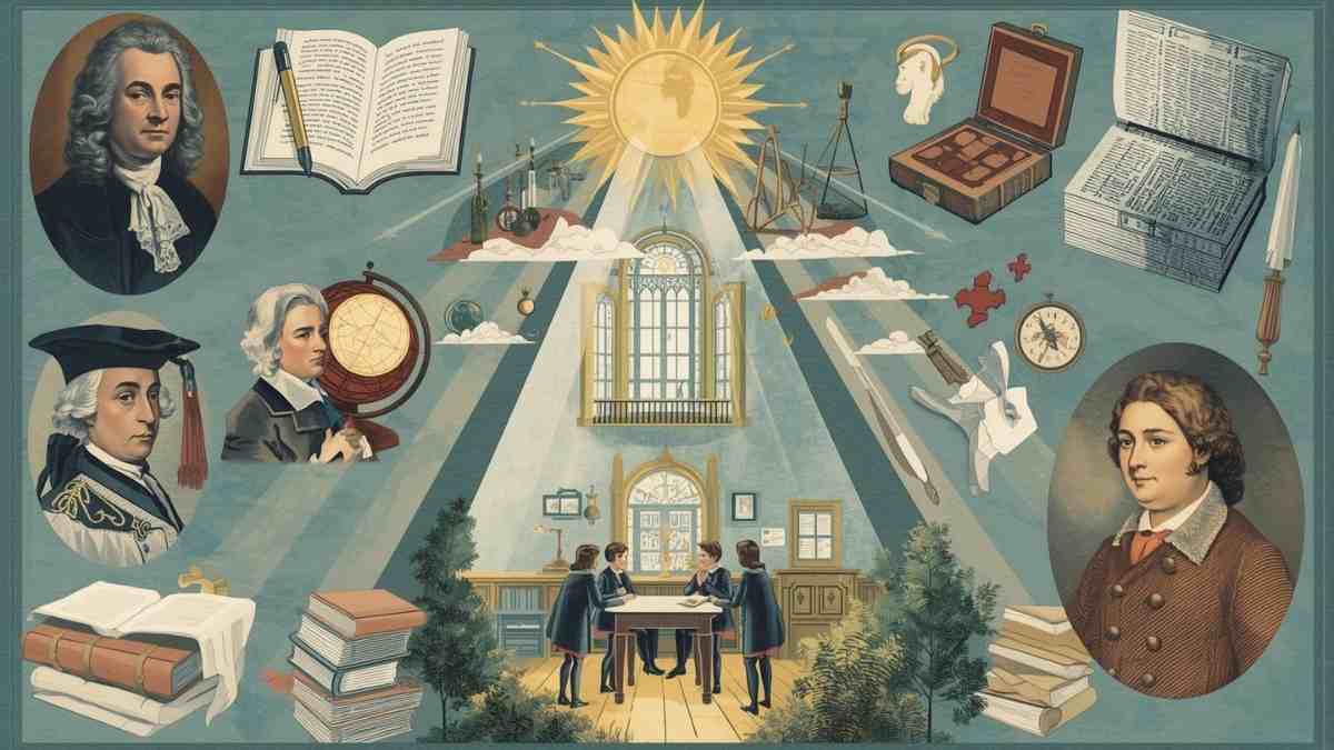 De sporen van Verlichtingsdenken in het onderwijs vormden de basis voor het moderne begrip van onderwijs.